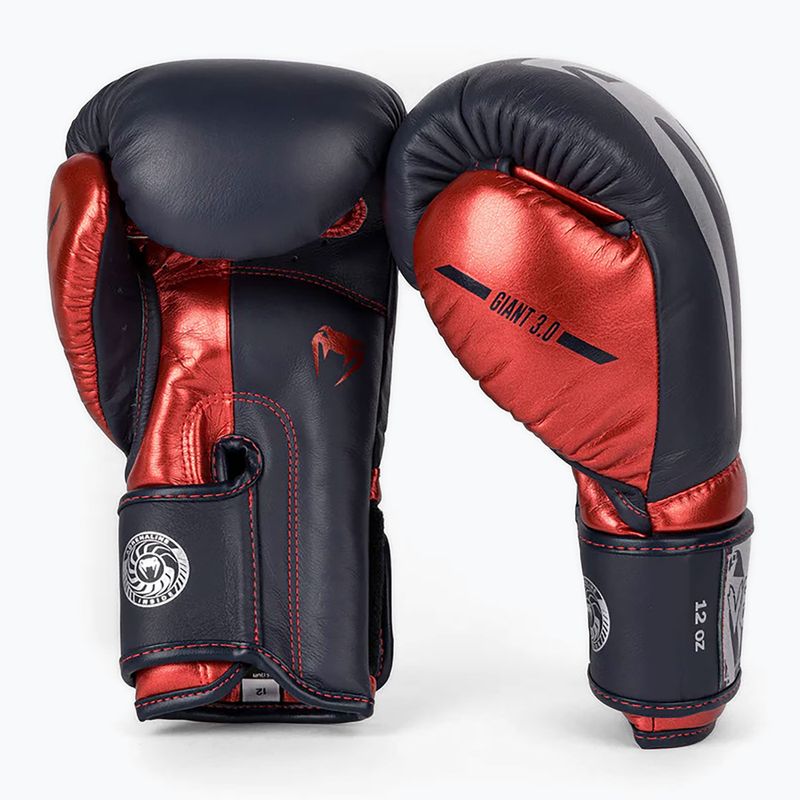 Venum Giant 3.0 boxerské rukavice námornícka modrá/červená