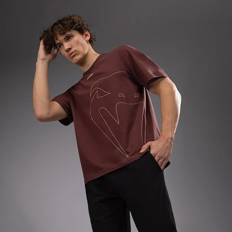 Pánske tričko Venum Giant Connect T-Shirt chocolate brown 3