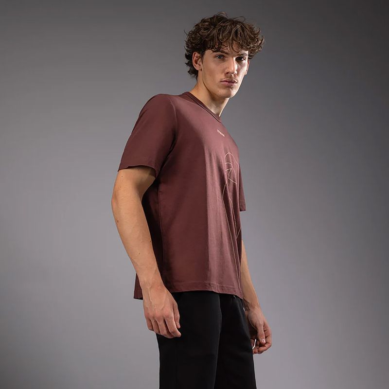 Pánske tričko Venum Giant Connect T-Shirt chocolate brown 4
