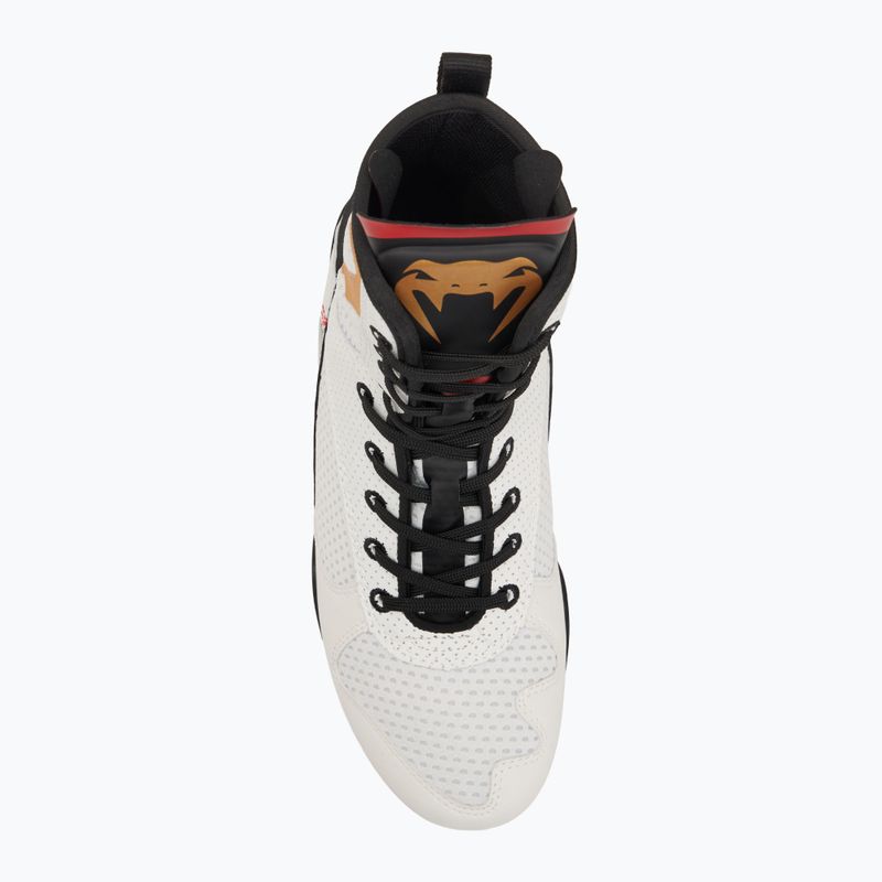 Venum Elite Boxerské topánky ice/gold logo 5