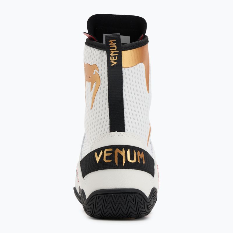 Venum Elite Boxerské topánky ice/gold logo 6