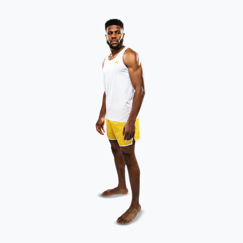 Pánske tréningové tričko Venum Octane white/vibrant yellow 2