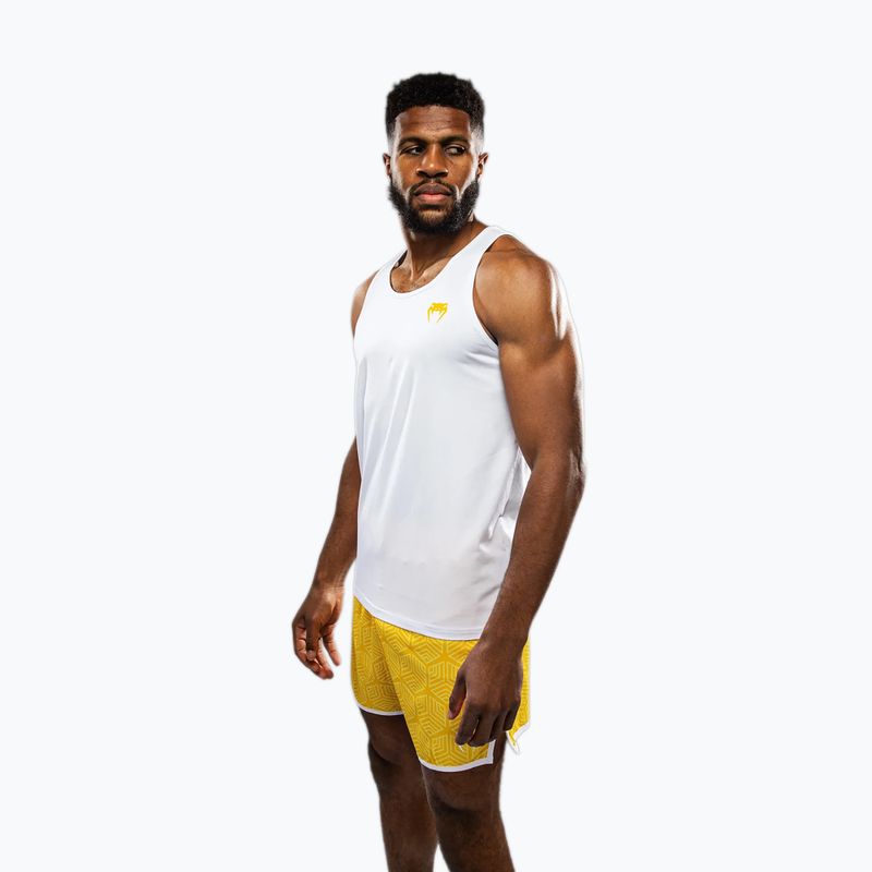Pánske tréningové tričko Venum Octane white/vibrant yellow 4