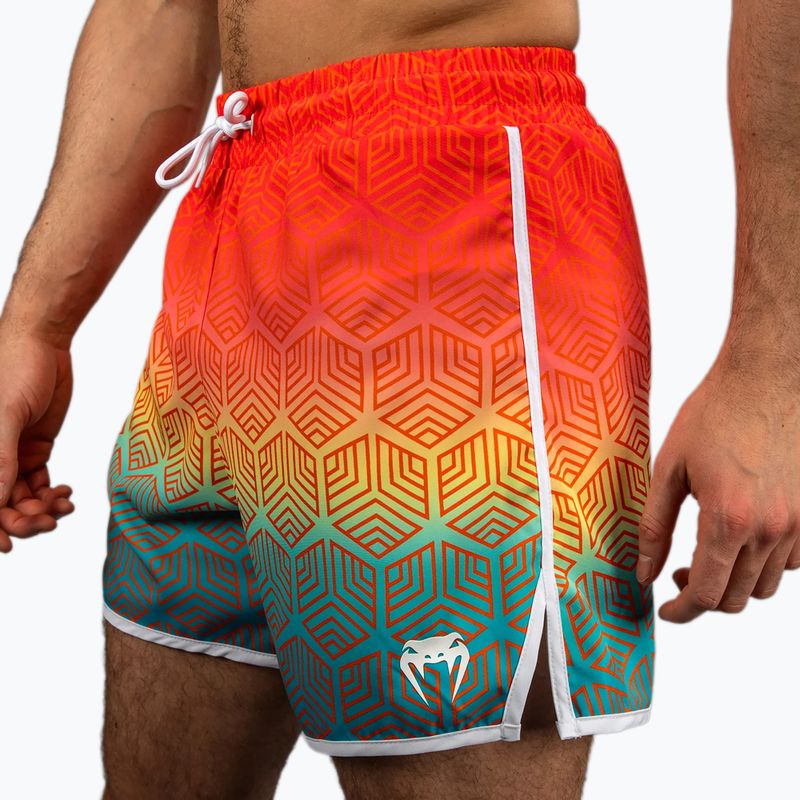 Pánske šortky Venum Octane Board sunset orange/sky blue 5