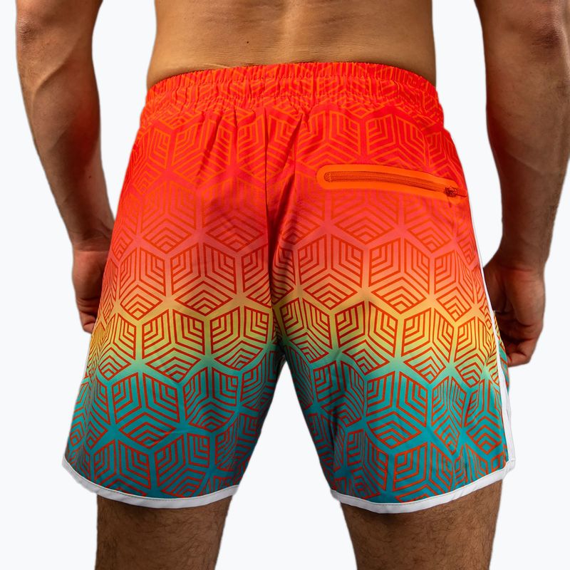 Pánske šortky Venum Octane Board sunset orange/sky blue 6