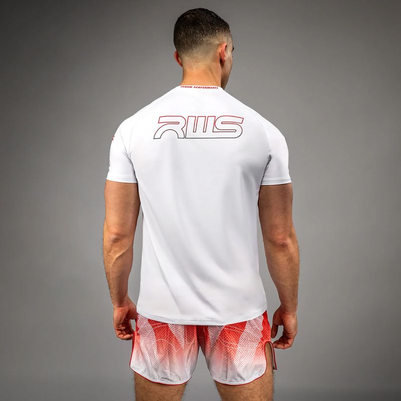 Pánske tričko Venum x RWS 2.0 Dry-Tech white/red 3