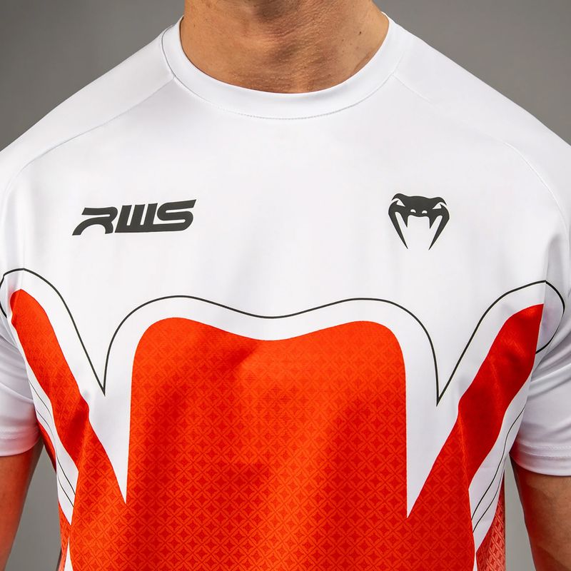 Pánske tričko Venum x RWS 2.0 Dry-Tech white/red 5