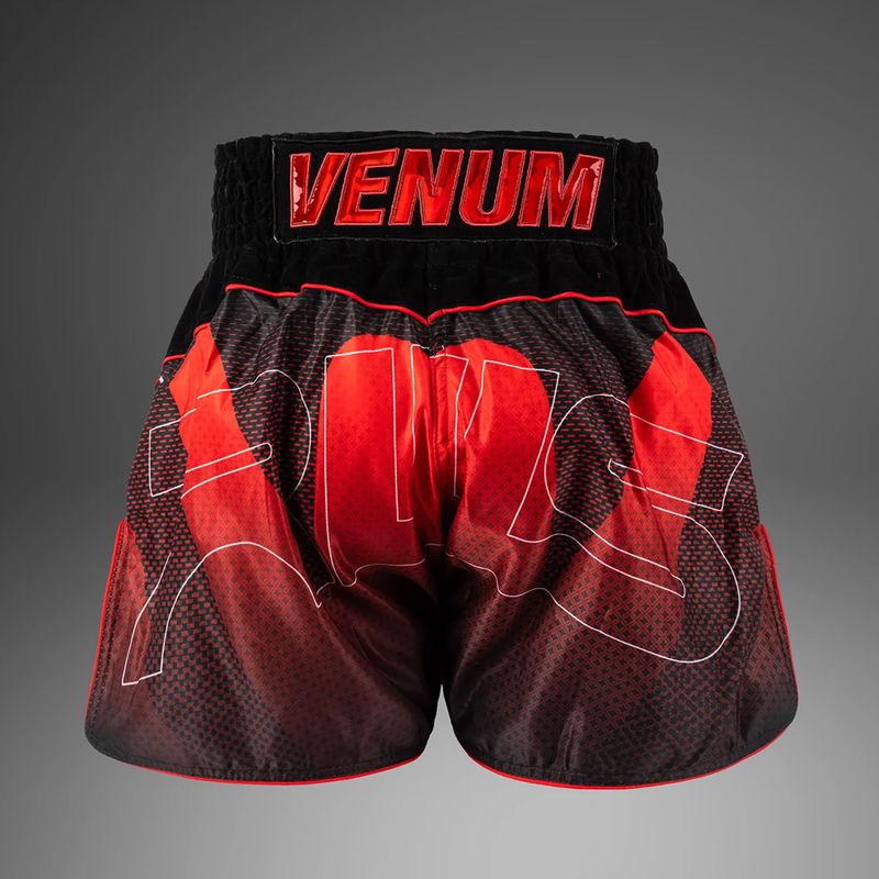 Pánske tréningové šortky Venum x RWS 2.0 Muay Thai black/red 3
