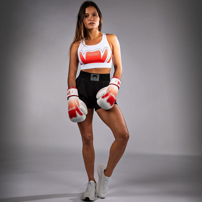 Fitness podprsenka Venum x RWS 2.0 white/red 2