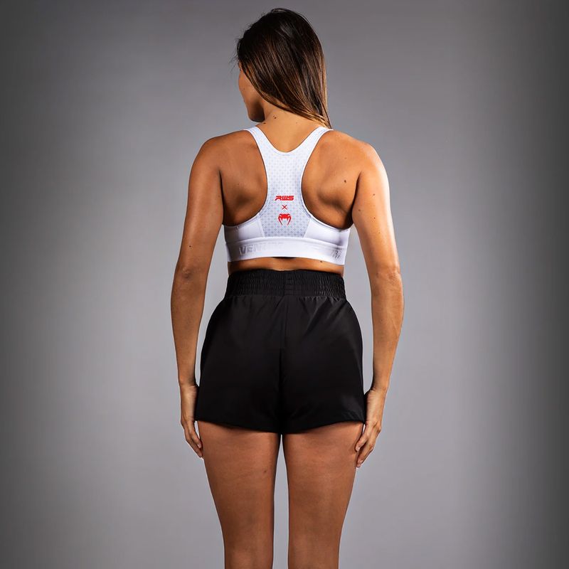 Fitness podprsenka Venum x RWS 2.0 white/red 3