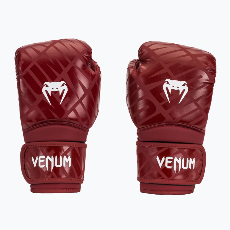 Boxerské rukavice Venum Contender 1.5XT Boxing glossy burgundy 2
