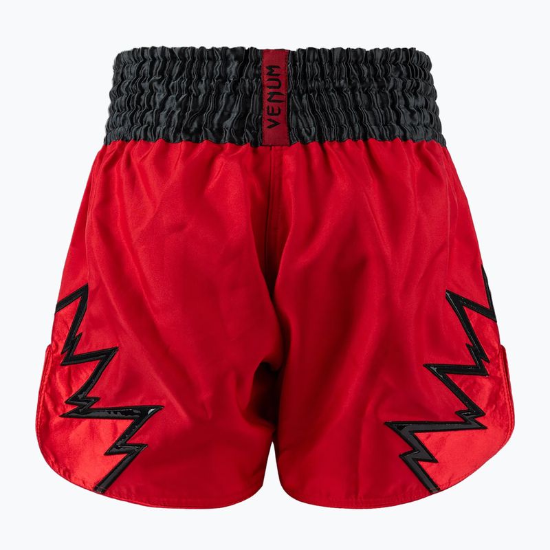 Pánske tréningové šortky Venum Inferno Muay Thai red/charcoal grey/black 2