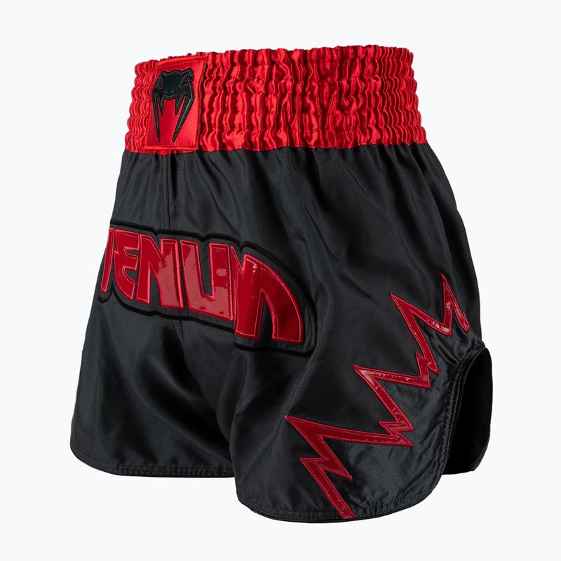 Pánske tréningové šortky Venum Inferno Muay Thai charcoal grey/red 3