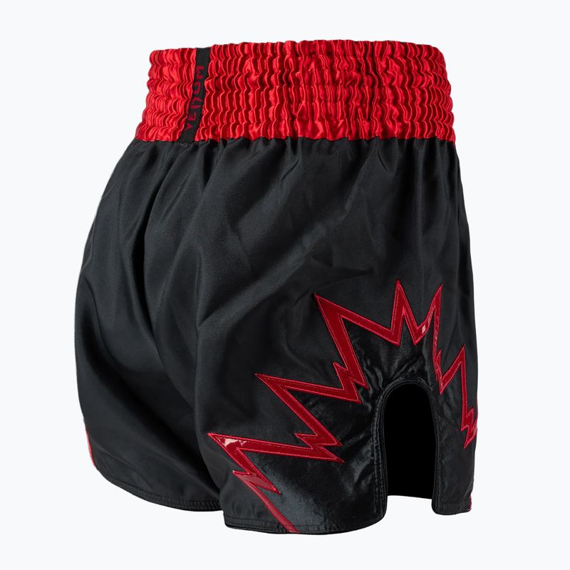 Pánske tréningové šortky Venum Inferno Muay Thai charcoal grey/red 4
