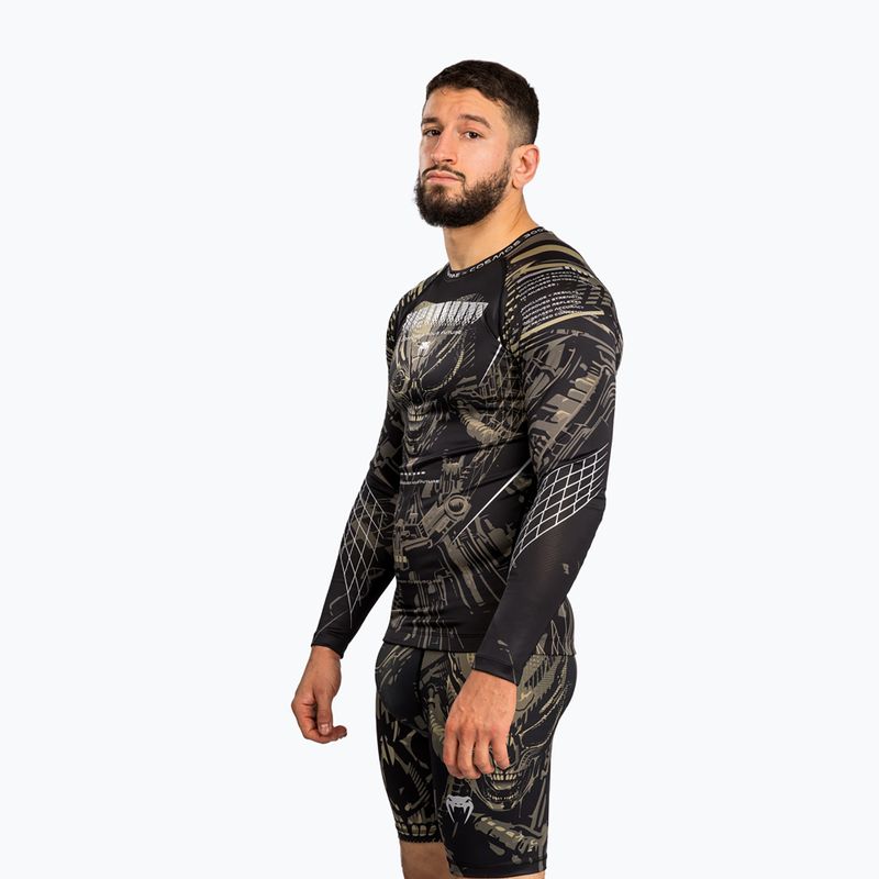 Pánsky rashguard longsleeve Venum Invader black/sand 4