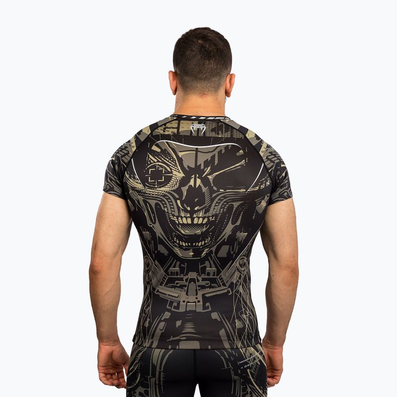 Pánsky rashguard Venum Invander black/sand 2