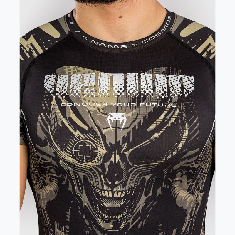 Pánsky rashguard Venum Invander black/sand 6
