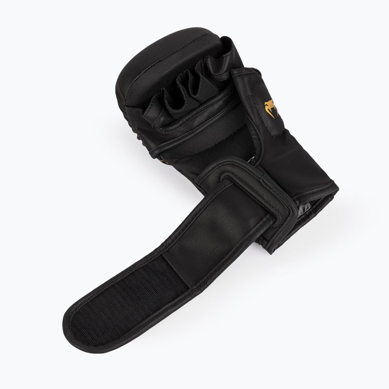 Boxerské rukavice Venum Serpenti Sparring black/silver/gold 5