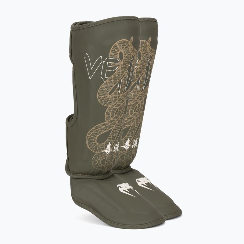Chrániče holení a chodidiel Venum Serpenti khaki/bronze/ivory