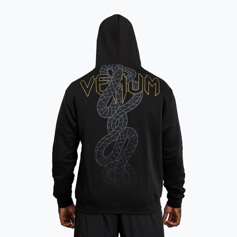 Pánska mikina Venum Serpenti black/silver/gold 2