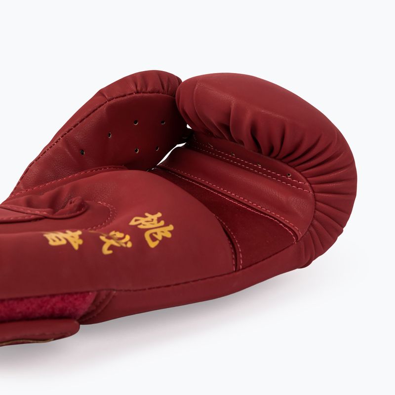 Boxerské rukavice Venum Serpenti Boxing burgundy/ivory 3