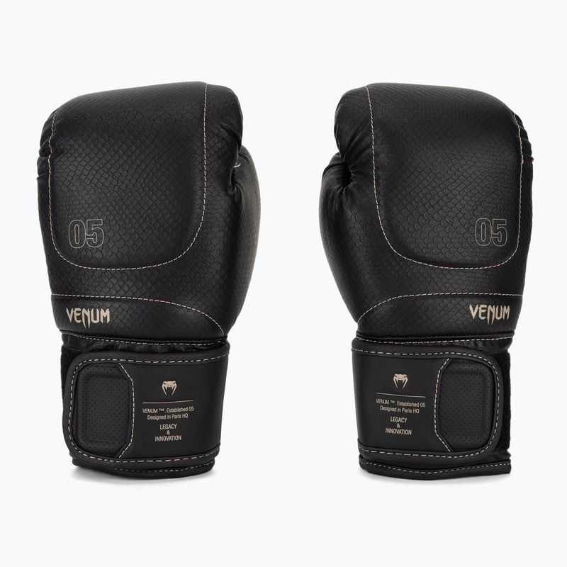 Boxerské rukavice Venum Impact Evo Scales Boxing black 2