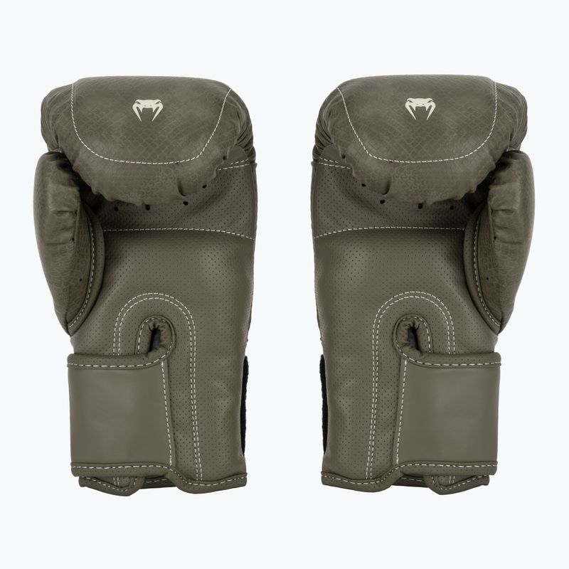 Boxerské rukavice Venum Impact Evo Scales Boxing army green 3