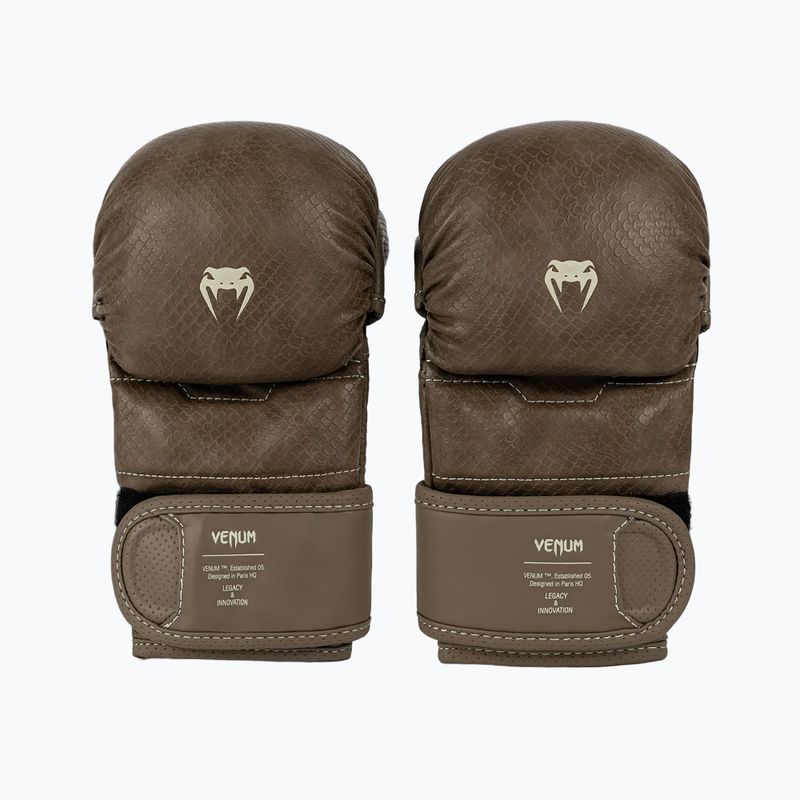 Sparingové MMA rukavice Venum Impact Evo Scales MMA brown