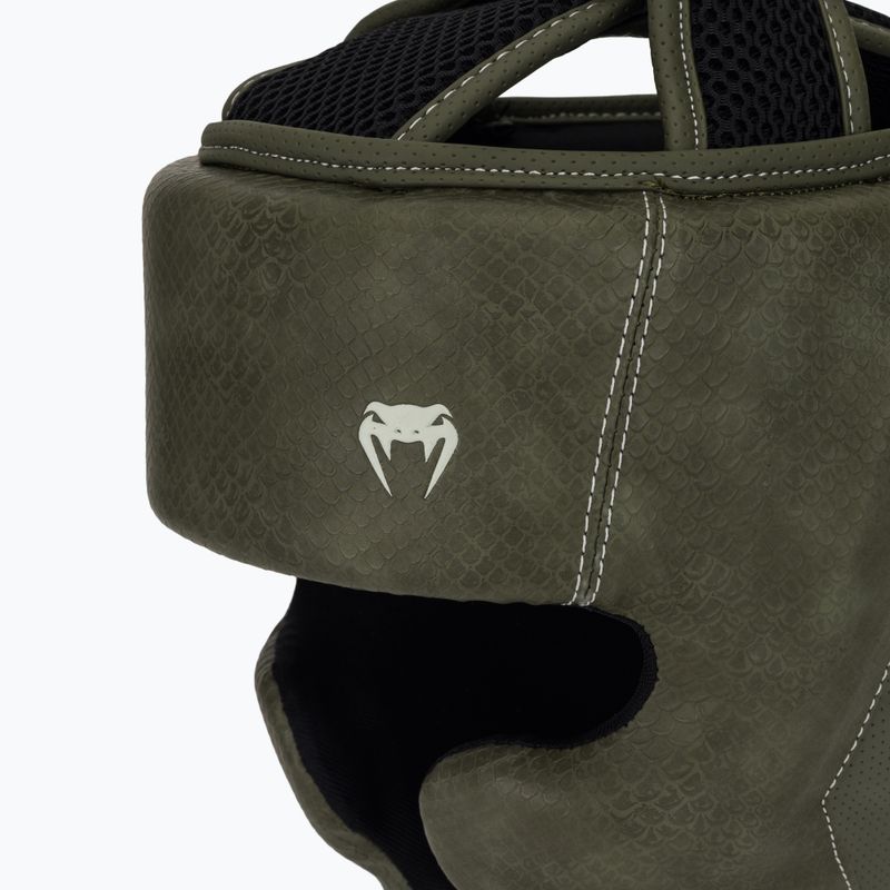 Boxerská prilba Venum Impact Evo Scales Headgear army green 4