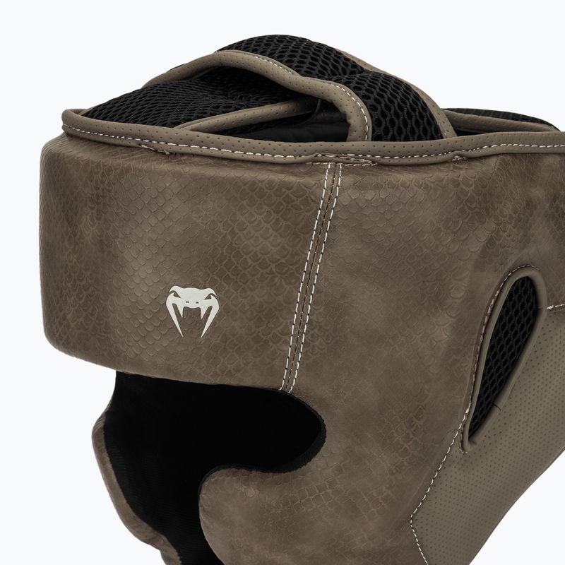 Boxerská prilba Venum Impact Evo Scales Headgear brown 4