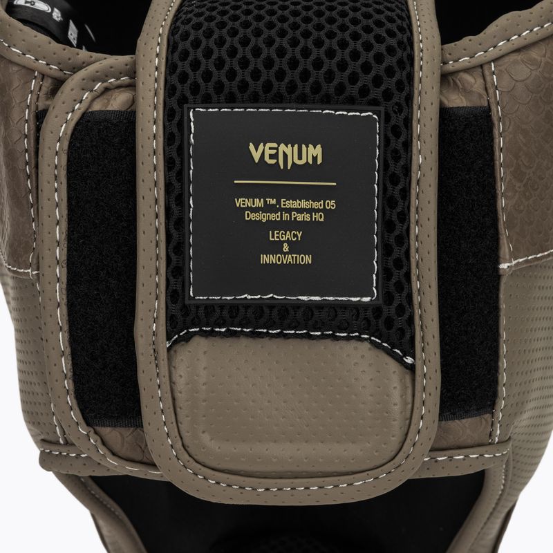 Boxerská prilba Venum Impact Evo Scales Headgear brown 5