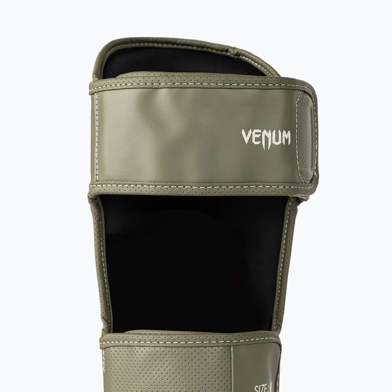 Chrániče holení a nôh Venum Impact Evo Scales Shinguards army green 4