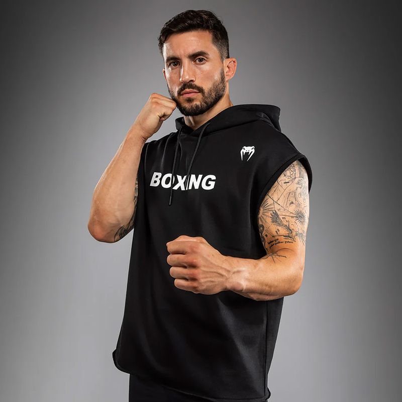 Pánska mikina bez rukávov Venum Boxing VT black/white 4