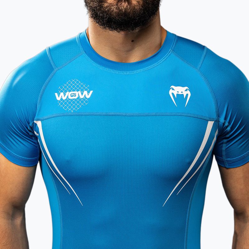 Men's training T-shirt Venum X WOW FC Rashguards pacific blue 5
