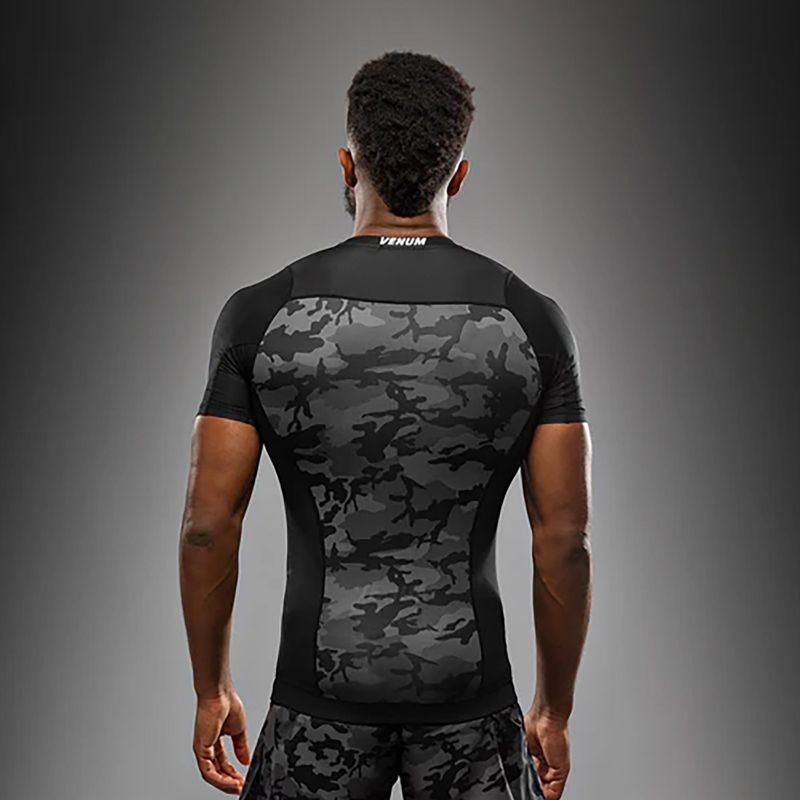 Pánske tréningové tričko Venum X Polaris Rashguards black/storm grey 3