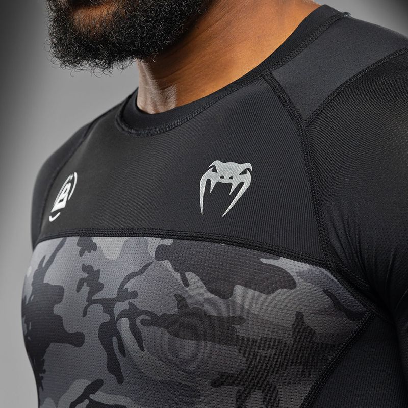 Pánske tréningové tričko Venum X Polaris Rashguards black/storm grey 6