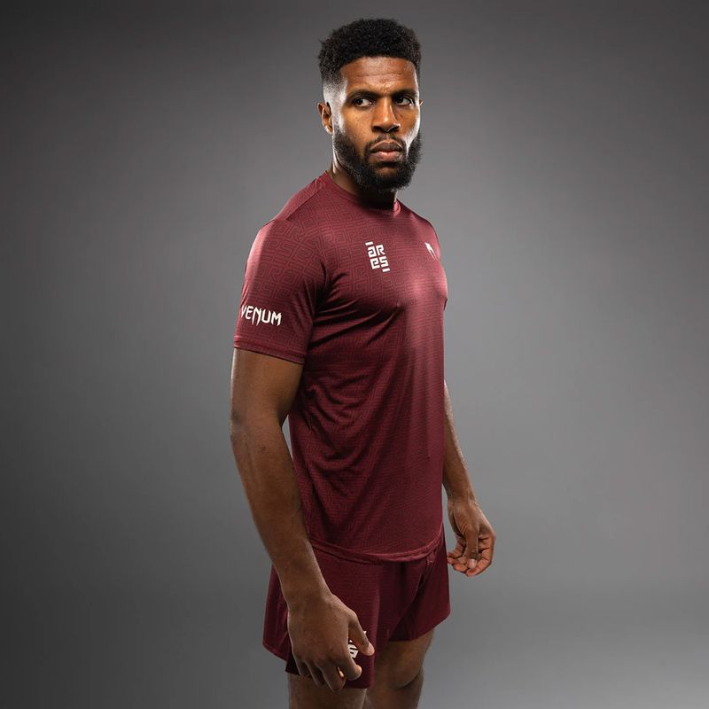 Pánske tréningové tričko Venum X Ares 2.0 Dry Tech burgundy 4