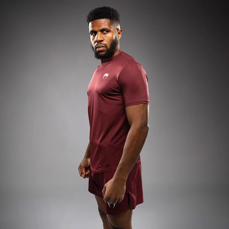 Pánske tréningové tričko Venum X Ares 2.0 Dry Tech burgundy 5
