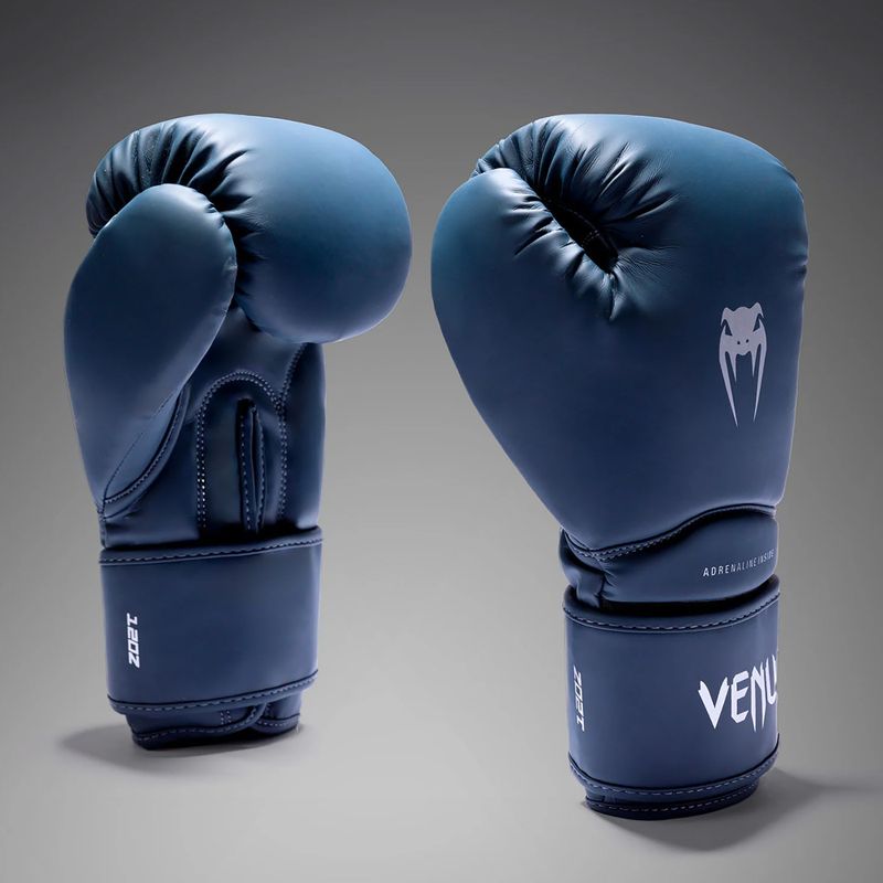 Boxerské rukavice Venum Contender 1.5 midnight blue/ silver 2