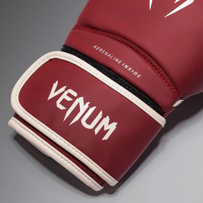Boxerské rukavice Venum Contender 1.5 burgundy/sand 4