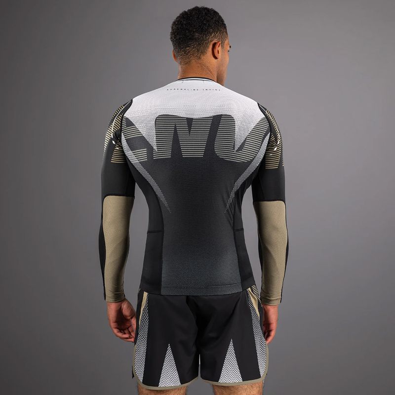 Pánsky rashguard longsleeve Venum Adrenaline Rashguard black/sand 3