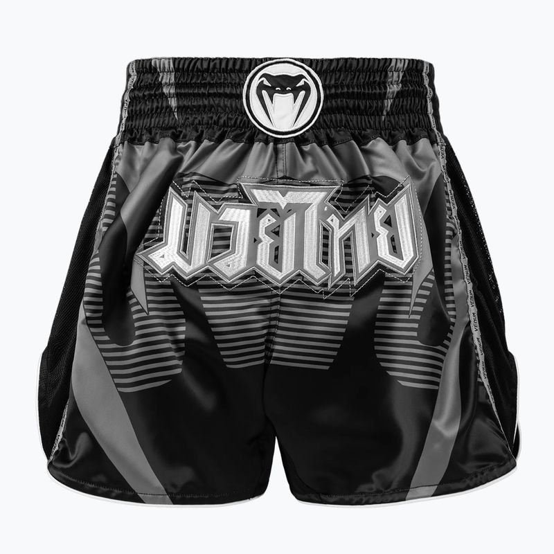 Pánske tréningové šortky Venum Adrenaline Muay Thai black/silver grey