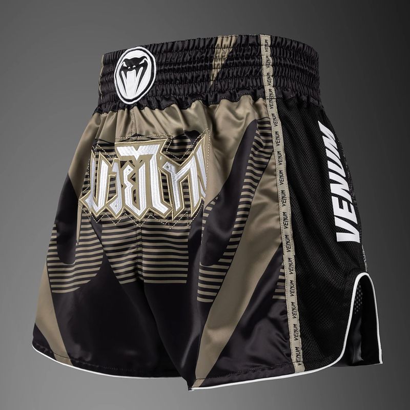 Pánske tréningové šortky Venum Adrenaline Muay Thai black/sand 2