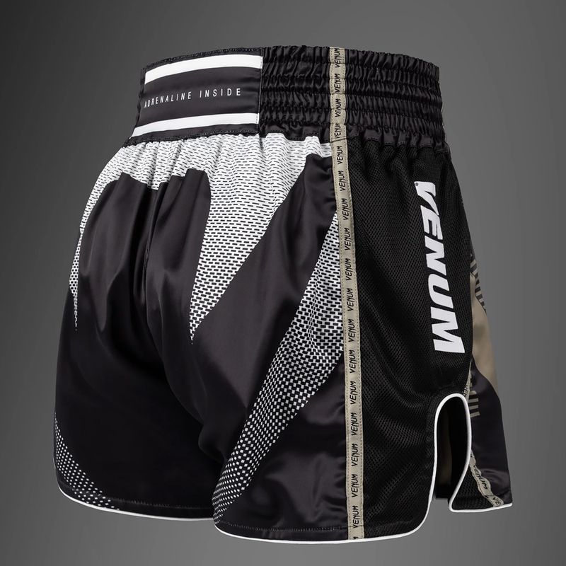 Pánske tréningové šortky Venum Adrenaline Muay Thai black/sand 4