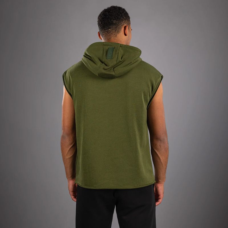 Pánska mikina Venum Muay Thai VT Sleeveless Hoodie military green 2