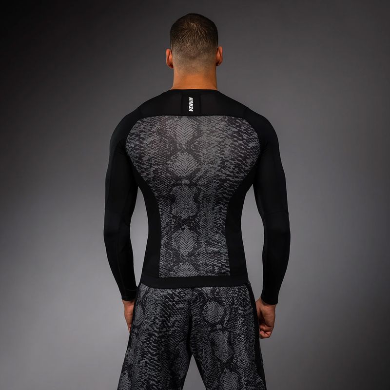 Pánsky rashguard longsleeve Venum G-Fit Scales Rashguard black/charcoal grey 2