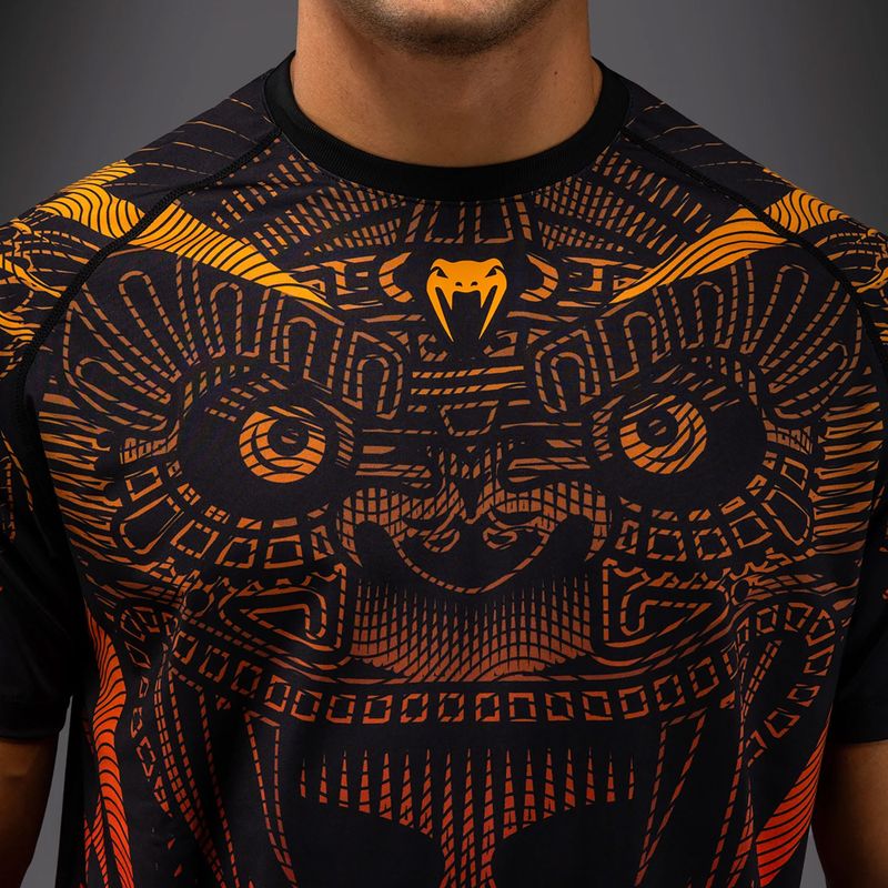 Pánske tričko Venum Quetzal Fury Dry-Tech black/fury red/tangerine 5