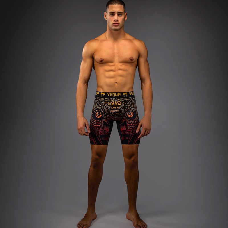 Pánske tréningové šortky Venum Quetzal Fury Vale Tudo black/fury red/tangerine 2