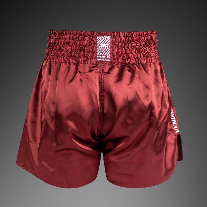 Pánske tréningové šortky Venum Classic Evo Muay Thai burgundy 2