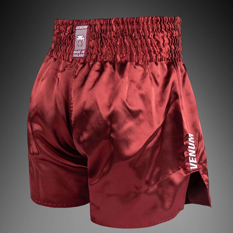 Pánske tréningové šortky Venum Classic Evo Muay Thai burgundy 4